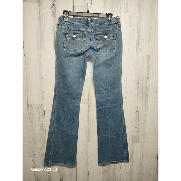Hollister Jeans Women's Size 5 Blue Bootcut Y2K Stretch - Picture 5 of 7